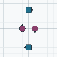 A Diamond: four dancers on the four points.